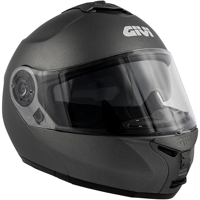 Casco Moto Modulare P/J Givi X.20 EXPEDITION Solid Titanio Opaco 5 Casco Moto Modulare P/J Givi X.20 EXPEDITION Solid Titanio Opaco - Image 5