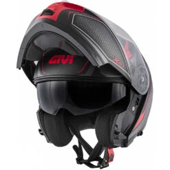 Casco Moto Modulare P/J Givi X.21 CHALLENGER Shiver Nero Rosso