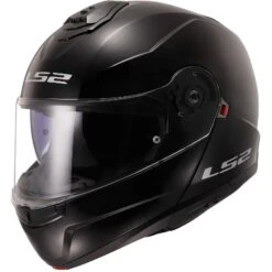 Casco Moto Modulare P/J Ls2 FF908 STROBE II Solid Nero Lucido