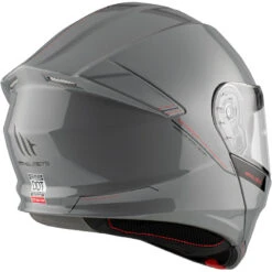Casco Moto Modulare P/J Mt Helmet GENESIS SV S Solid A12 Grigio Lucido 15 Casco Moto Modulare P/J Mt Helmet GENESIS SV S Solid A12 Grigio Lucido -Dainese Italia casco moto modulare p j mt helmet genesis sv s solid a12 grigio lucido 227179