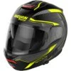 Casco Moto Modulare P/J Nolan N100-6 SURVEYOR N-COM 022 Giallo Bianco Antracite