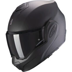 Casco Moto Modulare P/J Scorpion EXO-TECH EVO SOLID Nero Opaco