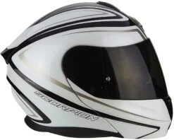 Casco Moto Modulare Scorpion Exo-920 Ritzy Nero Bianco 9 Casco Moto Modulare Scorpion Exo-920 Ritzy Nero Bianco -Dainese Italia casco moto modulare scorpion exo 920 ritzy nero bianco 48421 zoom