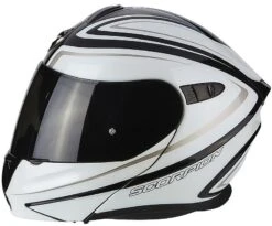 Casco Moto Modulare Scorpion Exo-920 Ritzy Nero Bianco 10 Casco Moto Modulare Scorpion Exo-920 Ritzy Nero Bianco -Dainese Italia casco moto modulare scorpion exo 920 ritzy nero bianco 48422 zoom