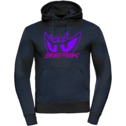 Felpa Berik 2.0 Con Cappuccio FC Dual 07 Stampata Con Logo Viola Fucsia
