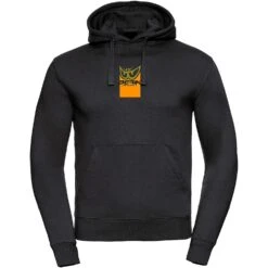 Felpa Berik 2.0 Con Cappuccio FC Dual 10 Stampata Con Logo Arancio Verde