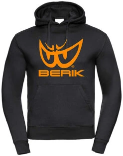 Felpa Berik 2.0 Con Cappuccio FC12 Stampata Con Logo Nero Arancio
