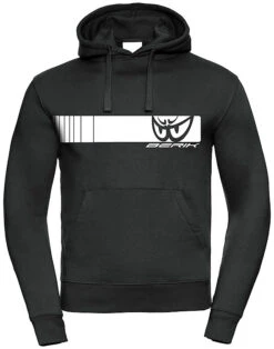 Felpa Berik 2.0 Con Cappuccio FC51 Stampata Con Logo Nero Bianco