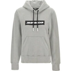 Felpa Casual Spidi LOGO 2 HOODIE Melange Grigio
