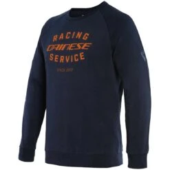 Felpa Dainese PADDOCK SWEATSHIRT Nero Arancio