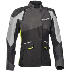 Giacca Moto Donna 4 Stagioni Touring Adventur Ixon BALDER LADY Nero Grigio Giallo Vivo