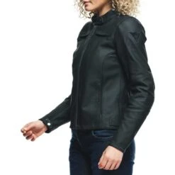 Giacca Moto Donna In Pelle Dainese RAZON 2 LADY Nero -Dainese Italia giacca moto donna in pelle dainese razon 2 lady nero 146876 zoom
