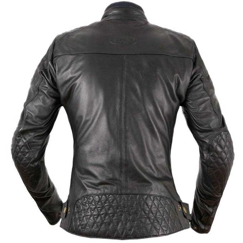 Giacca Moto Donna In Vera Pelle Morbidissima PXT DIAMOND LADY Vintage 3 Giacca Moto Donna In Vera Pelle Morbidissima PXT DIAMOND LADY Vintage - Image 3