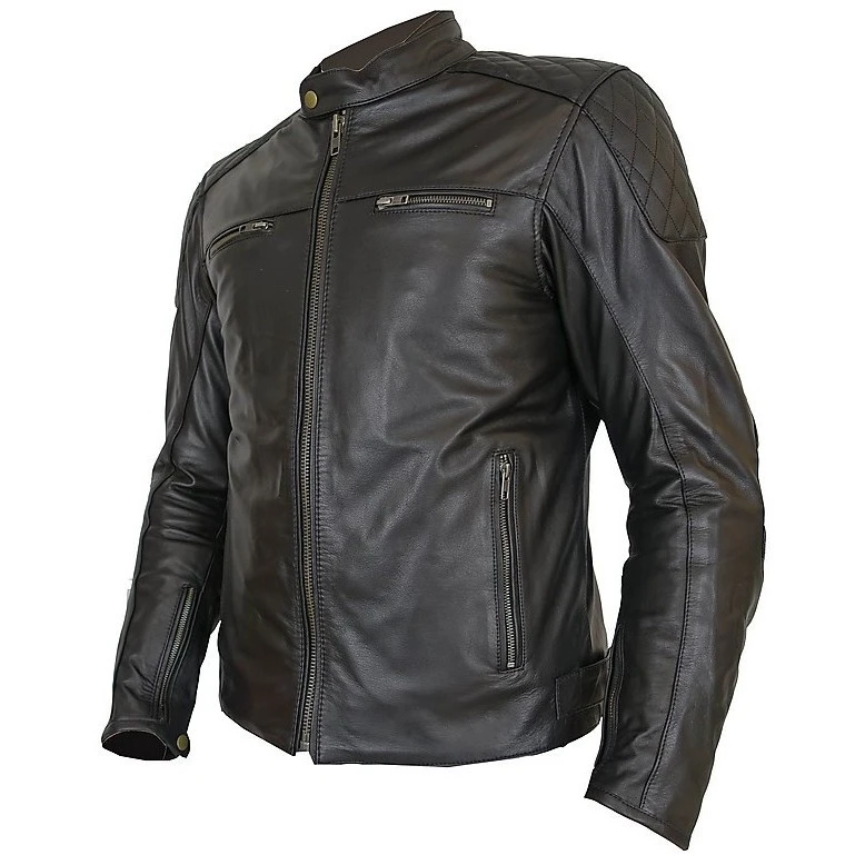 Giacca Moto Donna In Vera Pelle Morbidissima PXT DIAMOND LADY Vintage 2 Giacca Moto Donna In Vera Pelle Morbidissima PXT DIAMOND LADY Vintage - Image 2