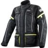 Giacca Moto Donna Touring LS2 NEVADA LADY WP Nero Giallo Fluo