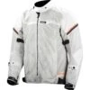 Giacca Moto Estiva Traforata LS2 RIVA MAN Grigio Chiaro Arancio