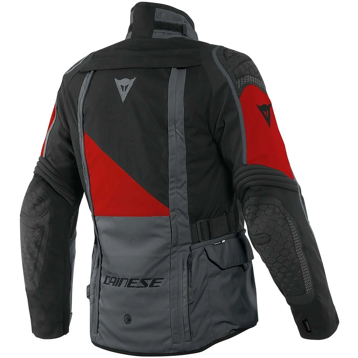 Giacca Moto In Gore-Tex Dainese D-EXPLORER2 GTX Ebony Nero Rosso 2 Giacca Moto In Gore-Tex Dainese D-EXPLORER2 GTX Ebony Nero Rosso - Image 2