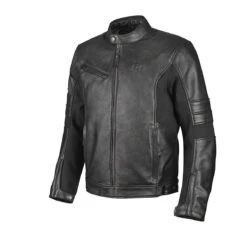 Giacca Moto In Pelle Hevik Avior CE Nero