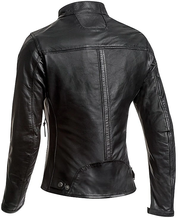 Giacca Moto In Pelle Ixon Modello CRANK Lady Nero 2 Giacca Moto In Pelle Ixon Modello CRANK Lady Nero - Image 2