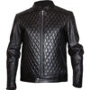 Giacca Moto In Pelle Spyke SUBURRA Uomo Nero Vintage