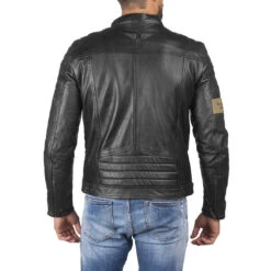 Giacca Moto In Pelle Vintage Black Cafè London LJ10677 Nero Grigio 5 Giacca Moto In Pelle Vintage Black Cafè London LJ10677 Nero Grigio -Dainese Italia giacca moto in pelle vintage black cafe london lj10677 nero grigio 105525 zoom