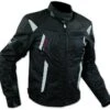 Giacca Moto In Tessuto A-Pro Estivo Traforato Scirocco Con Menbrana Estraibile Nero