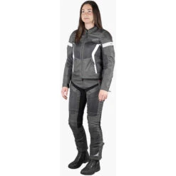 IXS Giacca Moto In Tessuto Sport Donna Trigonis-Air Grigio Scuro Bianco -Dainese Italia giacca moto in tessuto sport donna trigonis air grigio scuro bianco 138204 zoom
