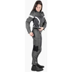 IXS Giacca Moto In Tessuto Sport Donna Trigonis-Air Grigio Scuro Bianco -Dainese Italia giacca moto in tessuto sport donna trigonis air grigio scuro bianco 138209 zoom