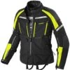 Giacca Moto In Tessuto Touring H2Out Spidi ARMAKORE Nero Giallo Fluo