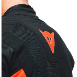 Giacca Moto Sportiva Estiva Dainese ENERGYCA AIR Nero Rosso Fluo -Dainese Italia giacca moto sportiva estiva dainese energyca air nero rosso fluo 146414