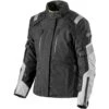 Giacca Moto Tessuto CROSSWAY LADY Nero Grigio