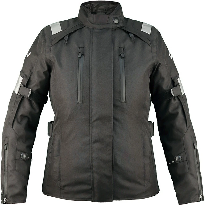 Giacca Moto Tessuto CROSSWAY LADY Nero 3 Giacca Moto Tessuto CROSSWAY LADY Nero - Image 3