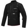 Giacca Moto Touring Laminata Ixon M-SKEID Nero Rosso Vivo