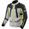 Giacca Moto Touring Rev'it SAND 4 H2O Argento Giallo Neon