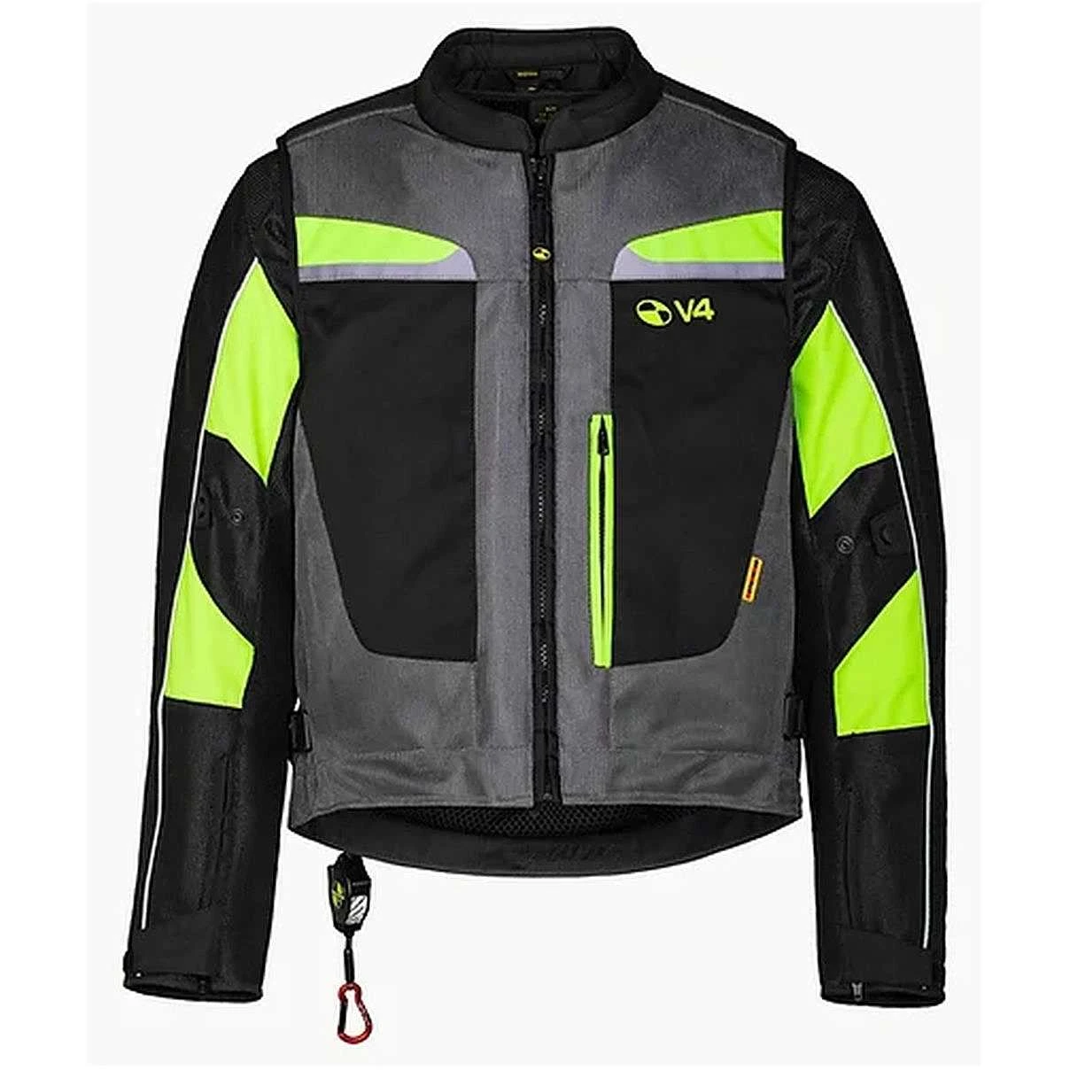 Giacca Motoairbag Mab V4.0 Airbag Maniche Removibili Grigio 1 Giacca Motoairbag Mab V4.0 Airbag Maniche Removibili Grigio