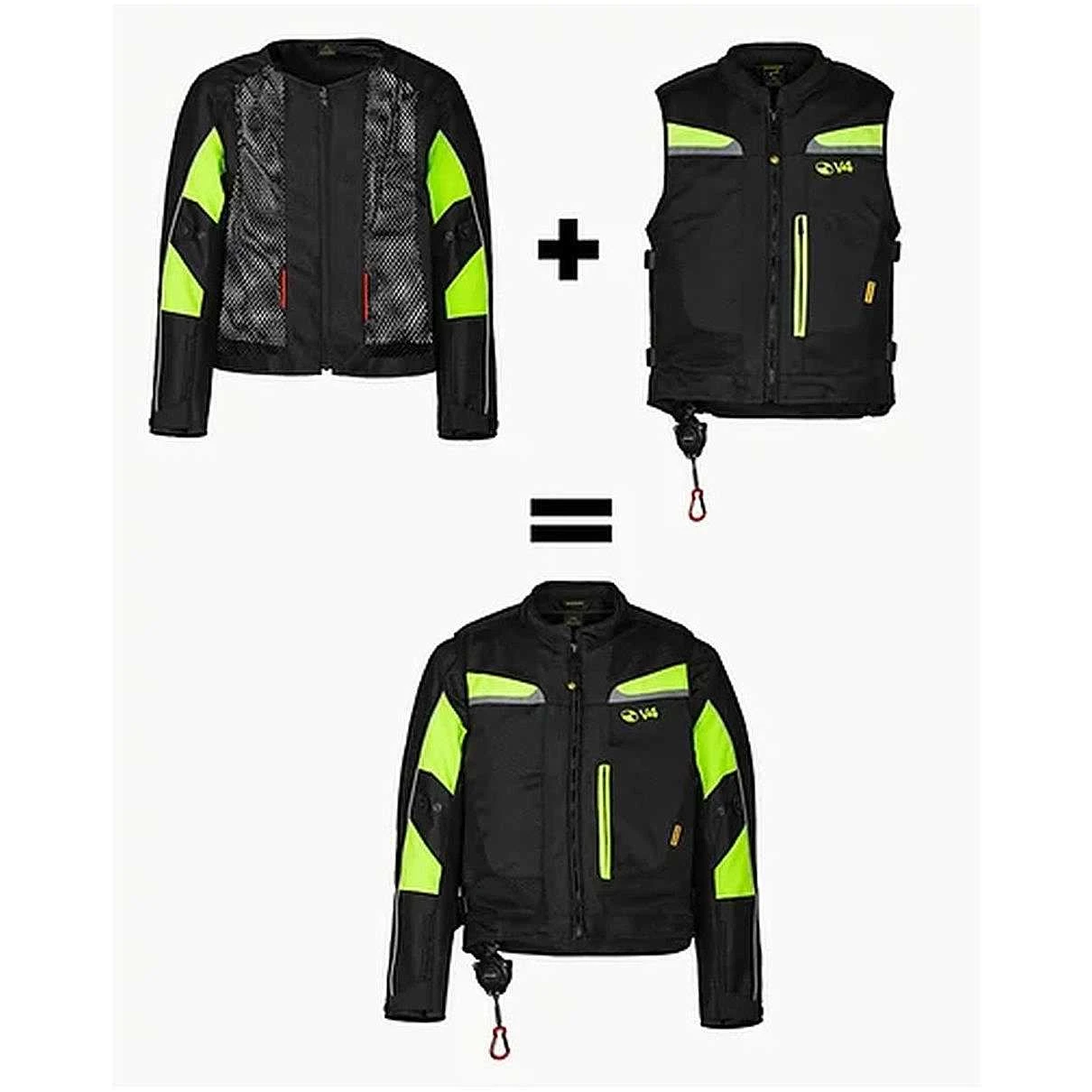 Giacca Motoairbag Mab V4.0 Airbag Maniche Removibili Grigio 2 Giacca Motoairbag Mab V4.0 Airbag Maniche Removibili Grigio - Image 2