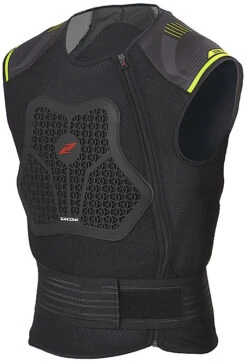 Gilet Body Armour Moto Cross Enduro Zandonà NETCUBE VEST X6 Giallo