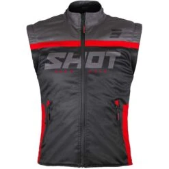Gilet Moto Cross Enduro Shot BODYWARMER LITE 3.0 Nero Rosso