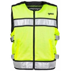 Gilet Moto Di Avvertimento Gms PREMIUM EVO Giallo