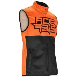 Gilet Moto Off Road Softshell Acerbis LINEAR Nero Arancio