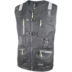 Gilet Moto Traforato OJ TATTICO Nero