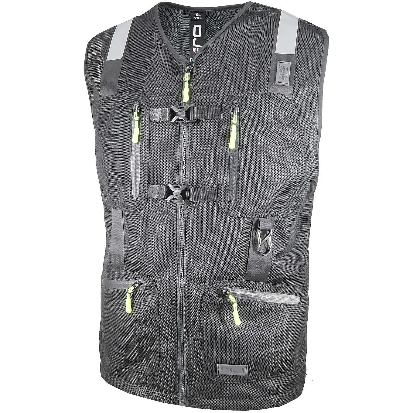 Gilet Moto Traforato OJ TATTICO Nero 1 Gilet Moto Traforato OJ TATTICO Nero