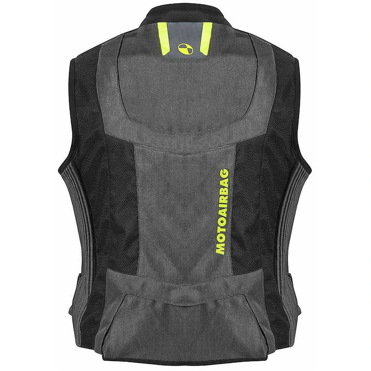 Gilet Motoairbag Mab V3 Fast Loock Airbag Anteriore E Posteriore GrigioGiallo 2 Gilet Motoairbag Mab V3 Fast Loock Airbag Anteriore E Posteriore GrigioGiallo - Image 2