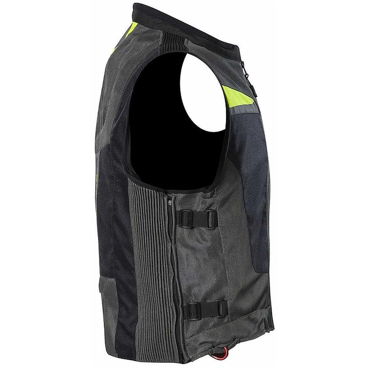 Gilet Motoairbag Mab V3 Fast Loock Airbag Anteriore E Posteriore GrigioGiallo 3 Gilet Motoairbag Mab V3 Fast Loock Airbag Anteriore E Posteriore GrigioGiallo - Image 3