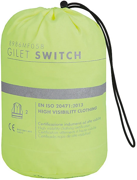 Gilet Termico Reversibile Tucano Urbano Gilet Switch 8986MF058 Blu Giallo Fluo 8 Gilet Termico Reversibile Tucano Urbano Gilet Switch 8986MF058 Blu Giallo Fluo - Image 8