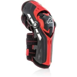 Ginocchiera Moto Cross Enduro Acerbis Doppio Snodo Gorilla Nero Rosso