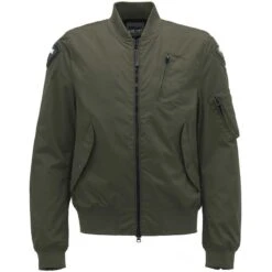 Giubbotto Bomber Moto In Tessuto Blauer MAREVICK Verde