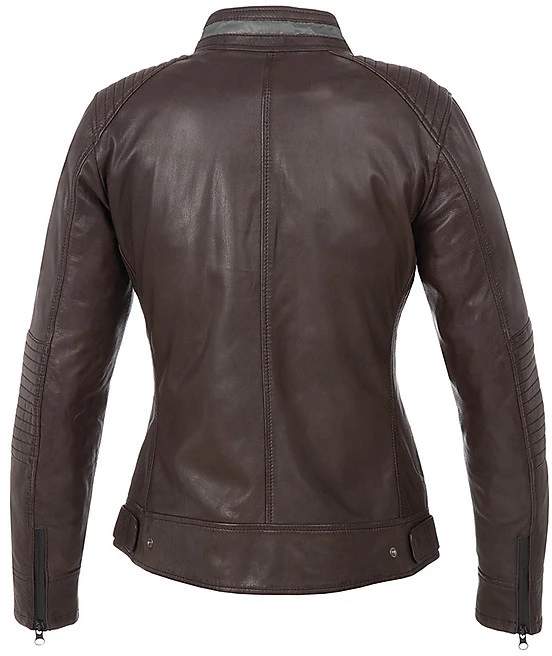 Giubbotto Da Donna Moto In Pelle Custom Vintage Tucano Urbano PELETTE Marrone 2 Giubbotto Da Donna Moto In Pelle Custom Vintage Tucano Urbano PELETTE Marrone - Image 2