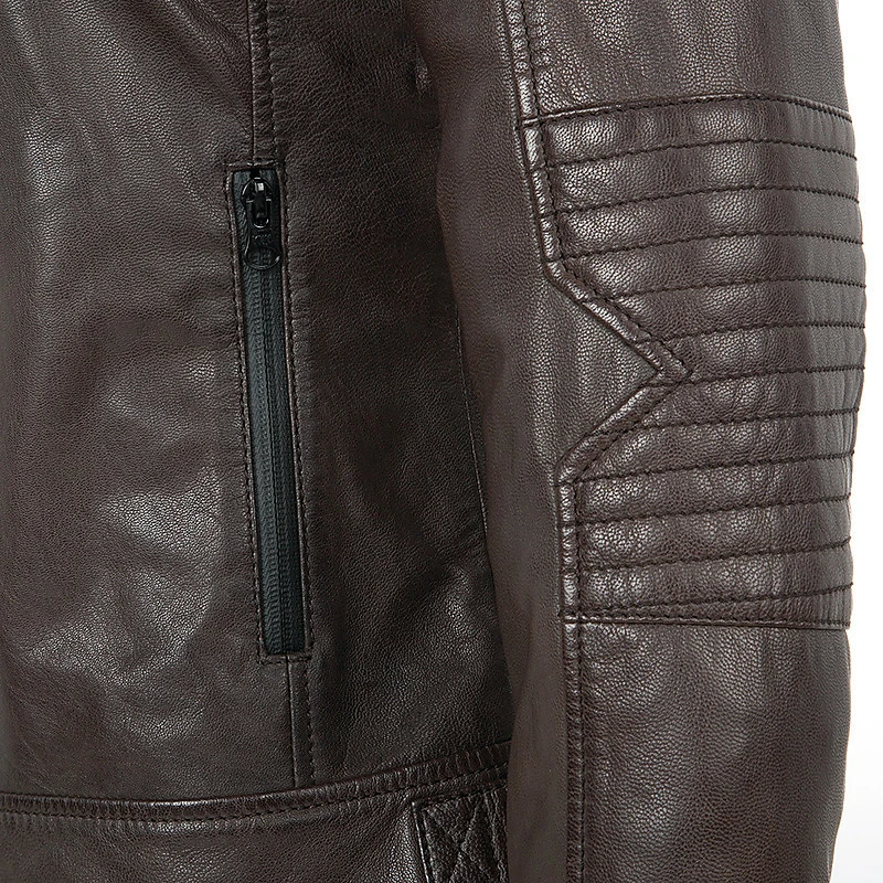 Giubbotto Da Donna Moto In Pelle Custom Vintage Tucano Urbano PELETTE Marrone 3 Giubbotto Da Donna Moto In Pelle Custom Vintage Tucano Urbano PELETTE Marrone - Image 3