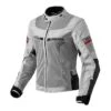 Giubbotto Da Donna Moto Traforato Rev'it TORNADO 2 Lady Silver